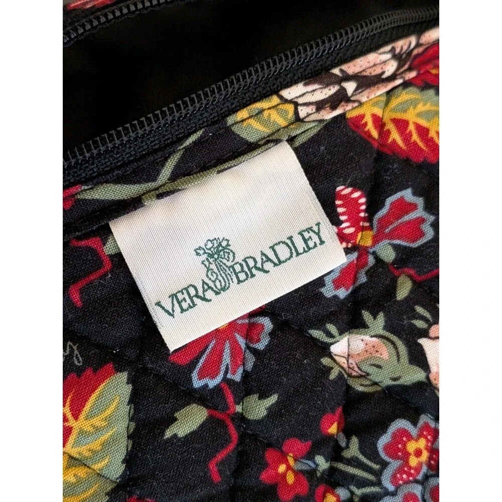 Vtg Vera Bradley Anastasia Hanging Travel Cosmetic Organizer Bag Very Good